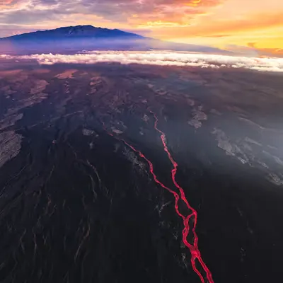 Year 2100 Lava Veins