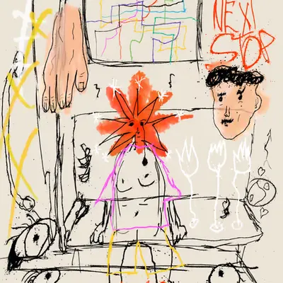 Looks in the subway