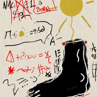 The birth of a foot