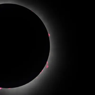 Totality Flares of Fire
