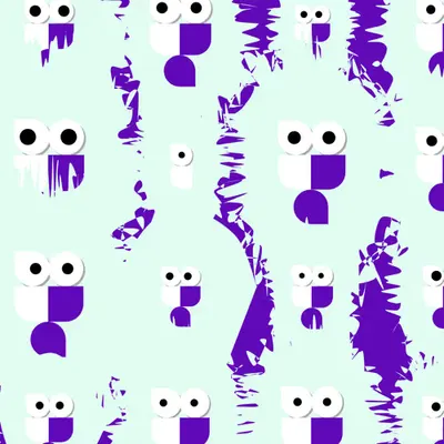 12x6 Basedpepen Blob with 136 Eyes #13