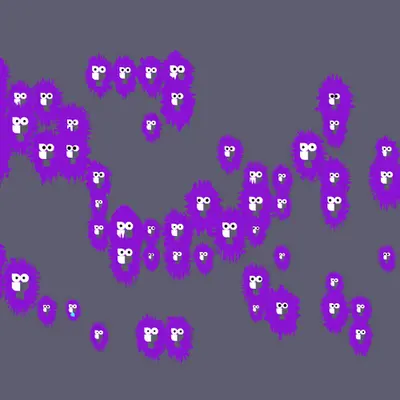 11x23 Basedpepen Blob with 158 Eyes #26