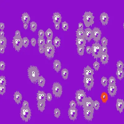 13x19 Basedpepen Blob with 146 Eyes #29