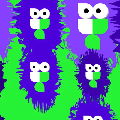 4x18 Basedpepen Blob with 126 Eyes #30