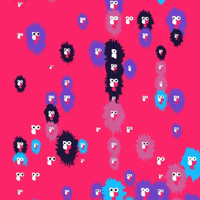 16x12 Basedpepen Blob with 146 Eyes #32