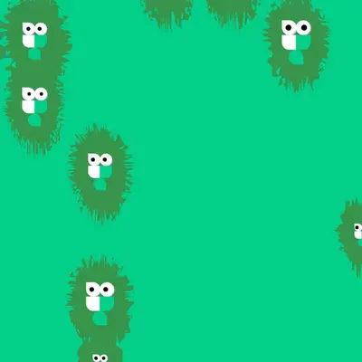 10x12 Basedpepen Blob with 70 Eyes #33