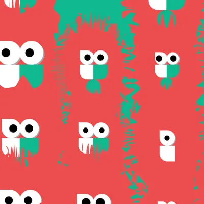 9x8 Basedpepen Blob with 128 Eyes #34