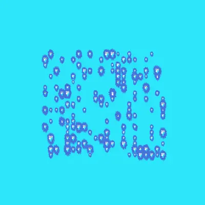 19x22 Basedpepen Blob with 267 Eyes #8