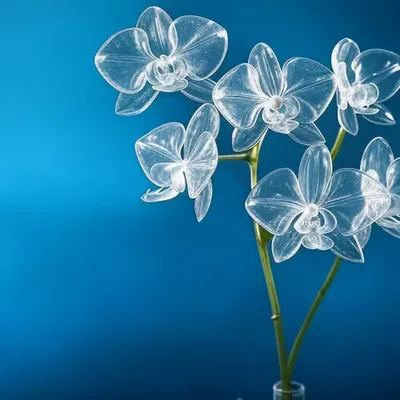 Glass Flowers Composition