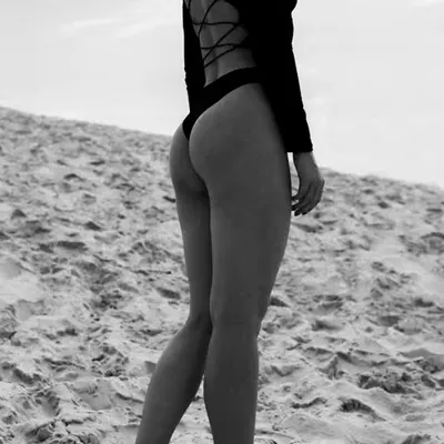 On a deserted beach