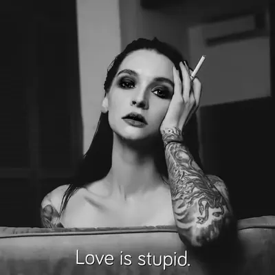 Love is stupid.