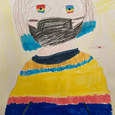 Echo Strawberry (Self Portrait, Masked)