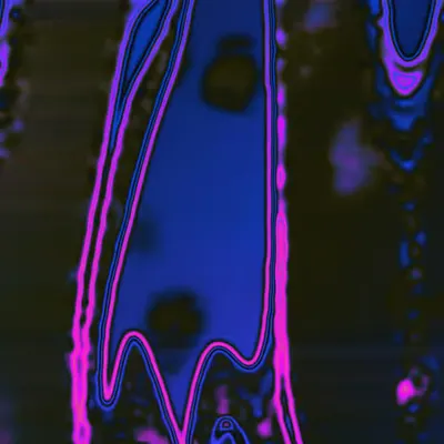 the liquid purple around me...