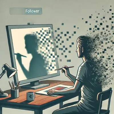 The Dissolving Artist