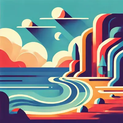 Geometric Beachscape