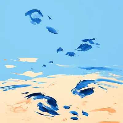 On the beach