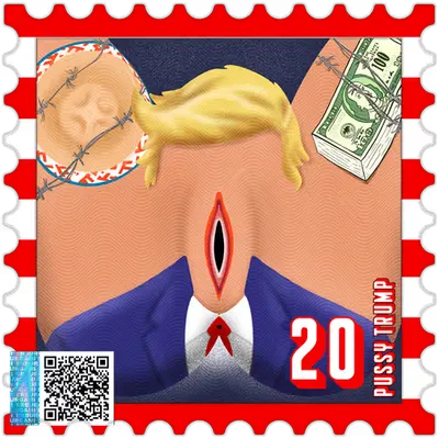 Crypto Pussy • Series 1 • #02 - Pussy Trump