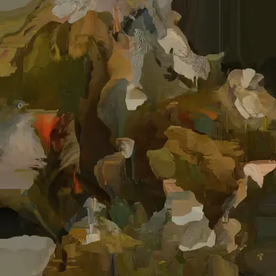 An assembly of birds in a parkland landscape