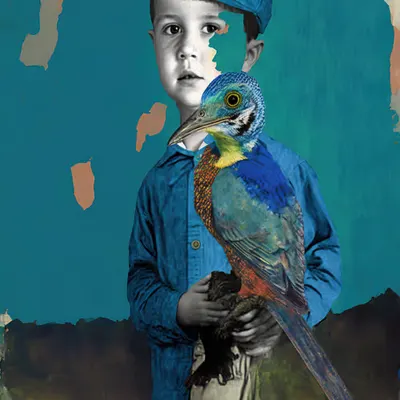 Little Boy Blue with Bird