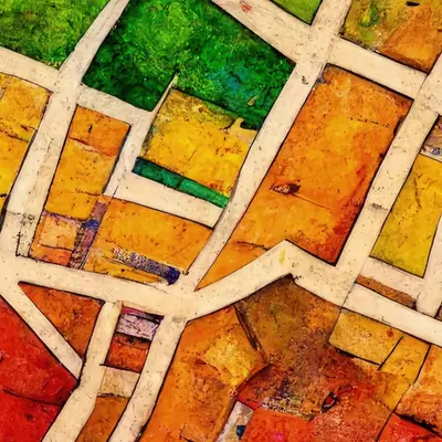 ville de couleur - map