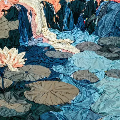 Creases Flow Into Stillness