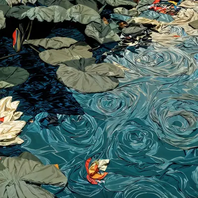 Folds Drift Into Stillness