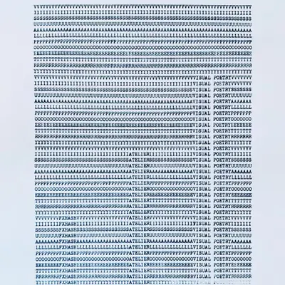 Visual Poetry Exhibition Poster