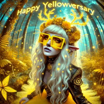 Glittering Aura: Radiant Yellowversary