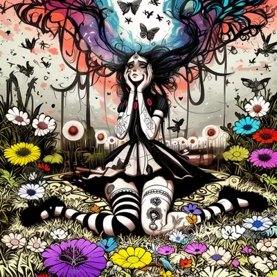 Bloomwoven Thought: Fluttering Realities