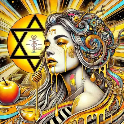 Honeyed Wisdom: Celestial Harvest of Light
