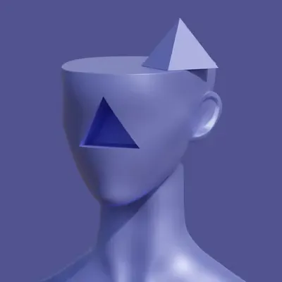 blue pyramid