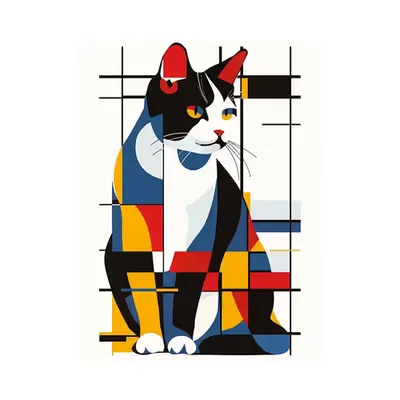 Meowdrian by Nasibov