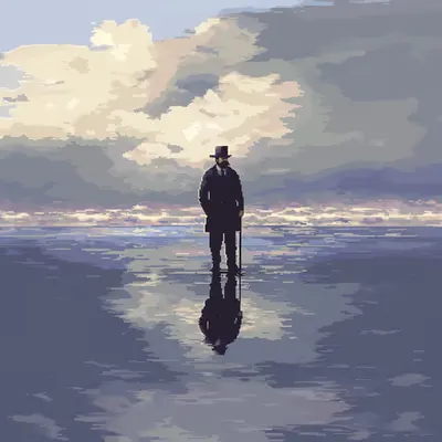 pixel monet