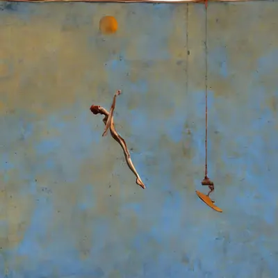 Suspended Dive Toward Infinity