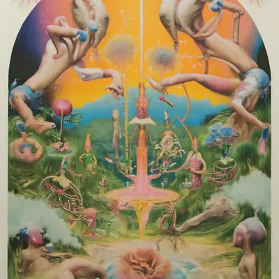 Psychedelic Paradise Births Universal Light