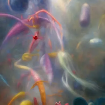 Seahorses Blooming in Abundance