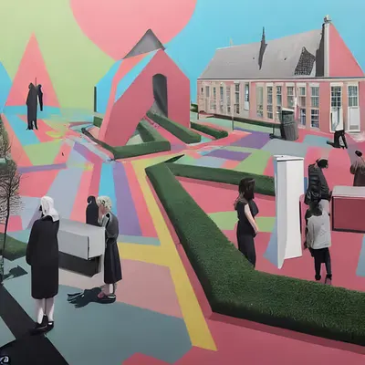 Pastel Gardens Through Time