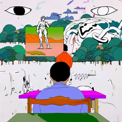 woods staring back at you