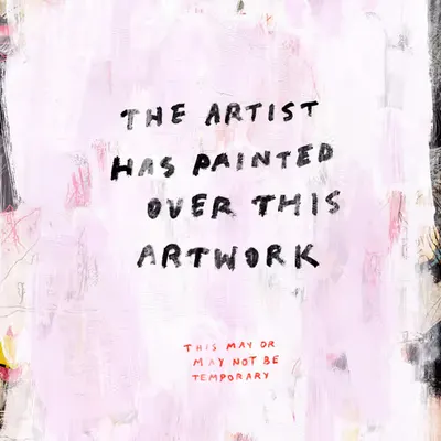 THE ARTIST HAS PAINTED OVER THIS ARTWORK