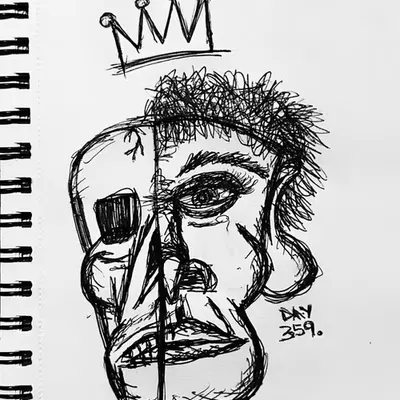 day 359. pen sketch