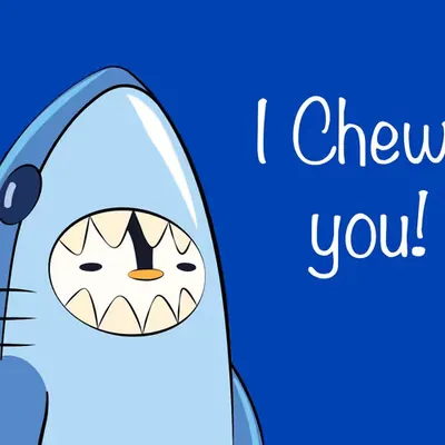 Valentine's Day Cards: Shark