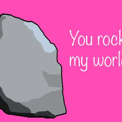 Valentine's Day Cards: Ether Rock