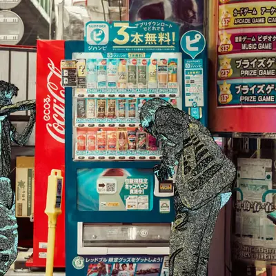 one last coin, but for a drink [noise]