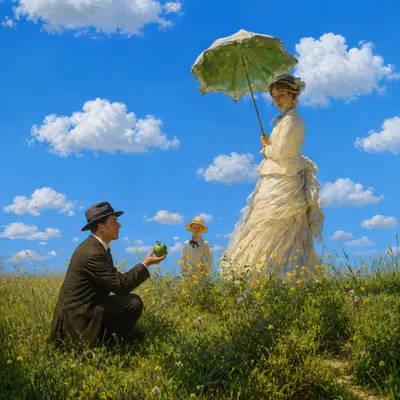 Woman With A Parasol