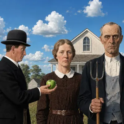 American Gothic Apple