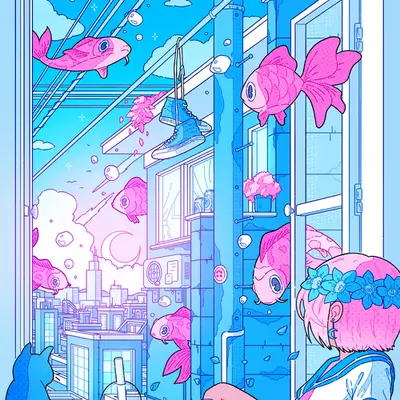 Blue Window