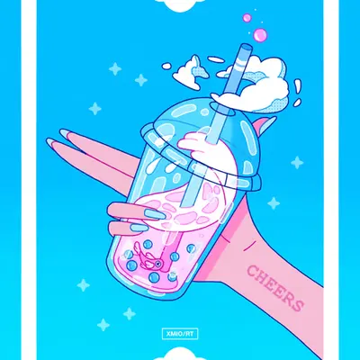 Boba Greeting #03
