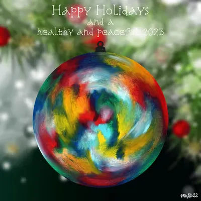 Monika's Art: Christmas Card 2022 [ETH version]