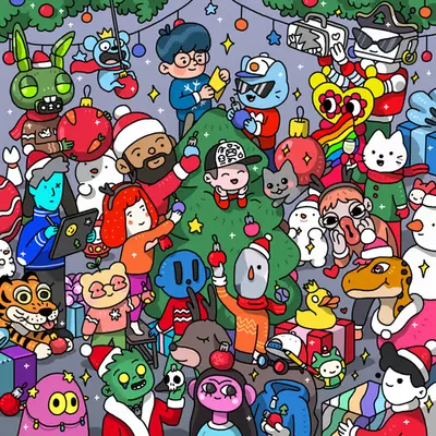 Christmas with NFT Artists