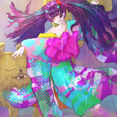 koni-chan and nekomata